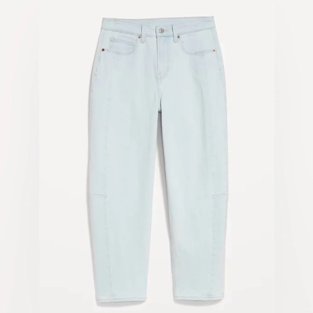NWT Old Navy Barrel Jeans high rise ankle length sz 2 - Picture 3 of 10